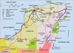 Link to Interactive Maps of the Yucatan Peninsula - MexConnect