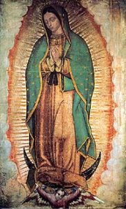 Tilma depicting Our Lady of Guadalupe
