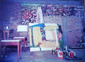 Artist Richard Hay Reagan's Mexico studio in Tapachula, Chiapas in 1978 © Jeanora Bartlet, 1978