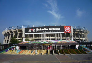 Estadio Azteca is the fourth largest sporting arena in the world. Located in the southern district of Coloso de Santa Ursula, Aztec Stadium is the current home of Mexico's national football team and the Mexican team Club America. © Anthony Wright, 2009