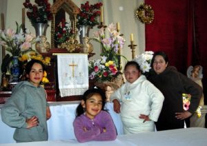 Descendants of the El Amparo miners remember their village fondly and maintain the local church in perfect condition © John Pint, 2012