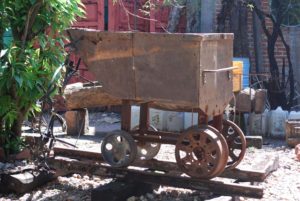 Carts like these carried silver ore out of Mexico's rich mines in Guanajuato, such as La Valenciana. © John Scherber, 2012