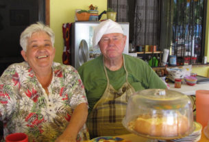 Lois and Kai Hendriksen retired to Veracruz Mexico and opened a burger drive-in. © William B. Kaliher, 2010