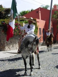 A mounted color guard. © Dale Hoyt Palfrey 2007