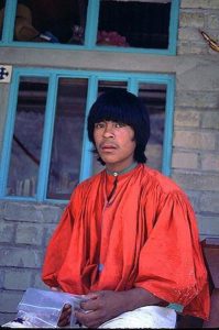 This young Tarahumara is one of the estimated 50,000 Indians who inhabit the hills and canyons of Mexico's rugged Copper Canyon in Chihuahua. © Geri Anderson 2001.