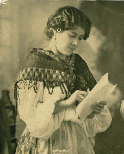 Photo of Josefina Sini Chabre who was Rocha y Chabre's first cousin ca. 1909. Manuel Rocha y Chabre was a well known poet in Chihahua in the early 1900s. © Joseph A. Serbaroli, Jr., 2010