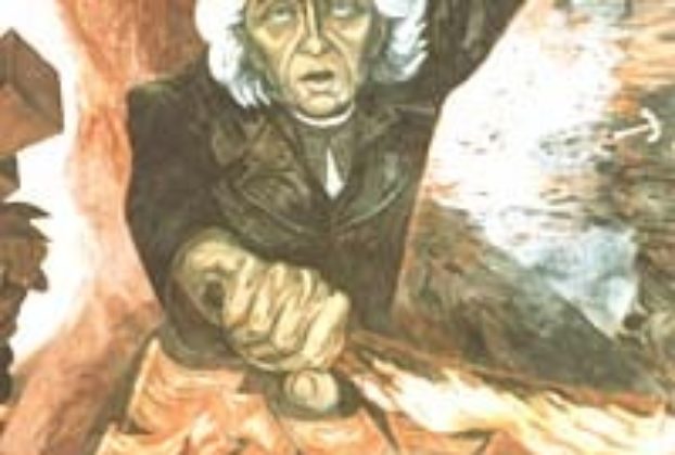 Mural of Father Miguel Hidalgo by José Clemente Orozco in Guadalajara