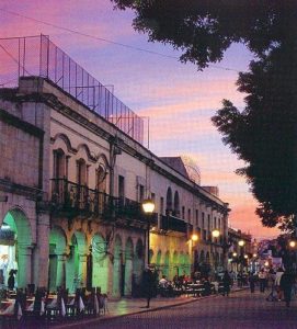 Zócalo Dawn © Judith Cooper Haden, 2002