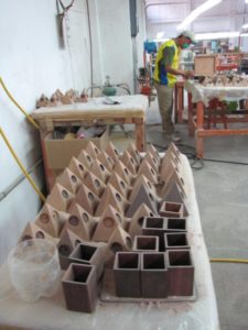 Cigar box and humidor craftsmen and workshop at Puros Santa Clara in Veracruz, Mexico. © William B. Kaliher, 2012