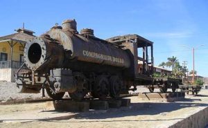 Old mine locomotive at El Boleo mine in Santa Rosalia Photo by Trevor Burton