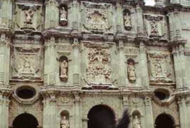 Facade of the Oaxaca Cathedral