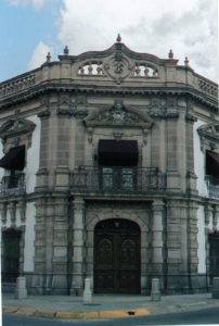 The former residence in Chihuahua of Luis Terrazas who built his wealth in ranching. Completed in 1893, it is one of the great stone structures in the center of the City of Chihuahua, and a vestige of its most prosperous era. © Joseph A. Serbaroli, Jr., 2010