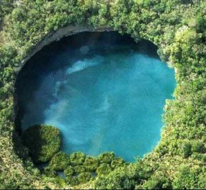 The Zacatón Sinkhole