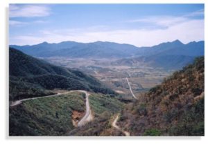 The road to Talpa, viewed from La Cruz de Romero