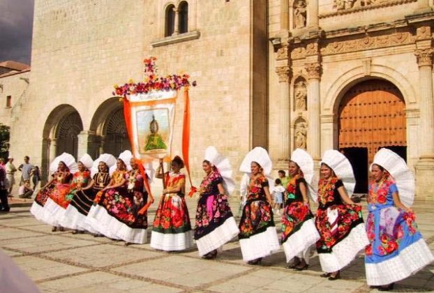 Guelaguetza pageantry Photo by Geri Anderson