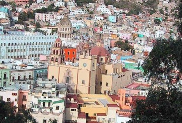 View from my casa high above the city of Guanajuato. © Geri Anderson, 2001