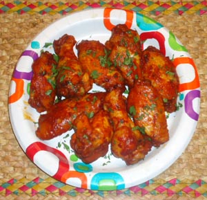 Mexican wings al pastor © Karen Hursh Graber, 2014