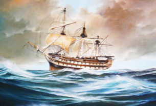 The Asia; oil on canvas by Angel Cortellini Sánchez, dated 1896