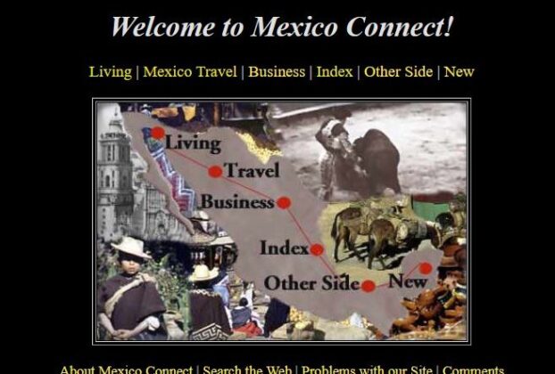MexConnect homepage, November 19962015