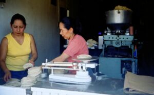 Commercial tortillería, Jocotepec. Credit: Gwen Burton.