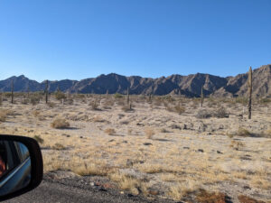 The desert off Highway #2 © 2023 Allan Wall.